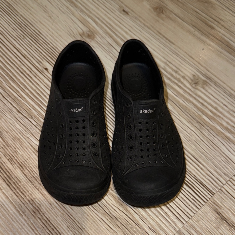 Skadoo Black Slip-On Shoes